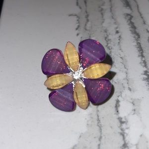 Sparkle flower ring